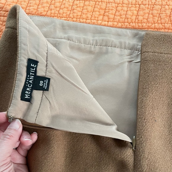 J. Crew Wool Skirt Size 00 - Picture 3 of 4